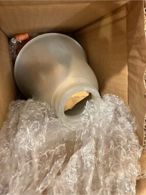 Maxim Brown Kraft Fan Light Kit Box with Black Print